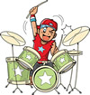 Anime drummer image