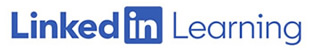 Linked in Learning in blue letters with a white background, except In is in white letters with a blue background.