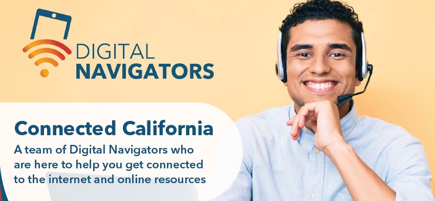 A team of Digital Navigators who are here to help you get connected to the internet and online resources